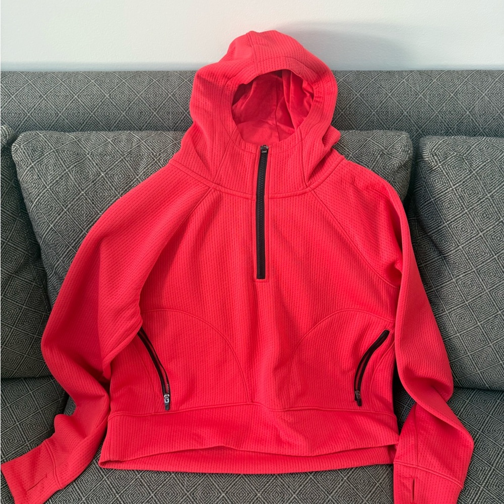 DSG Vibrant Red Zippered Hoodie